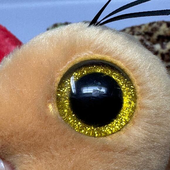 TY Beanie Boos Lot Of 5 Adorable Plush Stuffed Animals With Big Eyes Owl Leopard - Picture 8 of 16